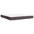 Vidaxl Box spring postelja z vzmetnico temno rjava 180x200 cm blago