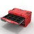 Predalni modul QBRICK SYSTEM ONE Drawer 3 Toolbox 2.0 Red Ultra HD 65569