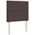 Vidaxl Box spring postelja z vzmetnico temno rjava 120x190 cm blago
