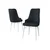 Hanah Home Set stolica Neta, 46x95x42 cm, 4 komada, Antracit-bele