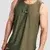 GymBeam Men‘s Combat Tank Top Olive Grey