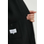 Vuneni kaput Calvin Klein boja: crna, za prijelazno razdoblje, oversize