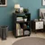 HANAH HOME Polica za knjige Cuup Black