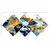 Wallity slika 4MDF91311017, 60x115 cm, 4 dijela