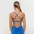 GymBeam Fierce Sports Bra Blue