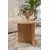 Nordure Klub sto Sable, 119x60x40cm, Braon