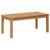 Sjedeća garnitura za vrt 3 pcs Prirodna Čvrsto teak drvo