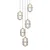 ITALUX PND-34375-5-BK - LED luster na sajli ALANI 5xLED/5,6W/230V 3000K crna