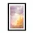 Plakat s paspartujem žareči obrisi gozda - 40x60 no frame