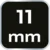 shumee 1/2 šesterokotni nastavek, 11 mm