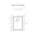 Deante ZQM S103 Granitna sudopera Modern 59/MGR, Siva