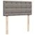 Vidaxl Box spring postelja z vzmetnico taupe 90x200 cm blago
