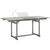 Vrtni blagovaonski stol (120-170) x 80 x 75 cm od drva bagrema