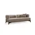 ATELIER DEL SOFA Sofa sa 3 sedišta Hera Cream Black