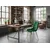 Jedilni stol SPLIT VELVET, zelena