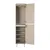 Bež garderobna omara iz MDF plošč 50x210x55 cm Kipp – Jotex