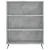 Regal za knjige boja betona 69,5x32,5x90 cm konstruirano drvo