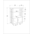 Hanah Home Polica za kuću Letos, 60x80x29,6 cm, Zeleno-bela