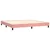 Vidaxl Box spring postelja z vzmetnico roza 200x200 cm žamet