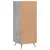 Komoda siva boja betona 34,5x34x90 cm od konstruiranog drva