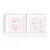Wallity Slika 2P3333BCT-002, 2 dela, 33 x 68 cm