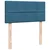 vidaXL vidaXL Box spring postelja z vzmetnico modra 100x200 cm žamet, (21310722)