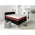 BOXSPRING KREVET 200/120/62 cm crna