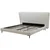 Livetastic OBLAZINJENA POSTELJA 181 cm  x 201 cm , les, kovina, tekstil bela