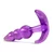 SuperLove Triple Bead Anal Plug Purple