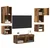 TV zidne jedinice 8 pcs Staro drvo Konstruirano drvo