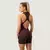 GymBeam Women‘s NEO Zip-Up Jumpsuit Mocha M
