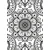 Tapeta črnobeli ornament - 196x270