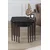 Hanah Home set od 4 umetnutih stočića Telwe, crni mermer / orah