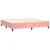 Krevet box spring s madracem LED ružičasti 200x200cm baršunasti