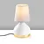 Opviq Stona lampa 8023, 17x17x33 cm, IP20, Bela