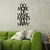 Wallity Zidna dekoracija Do More Of What Makes You Happy, 41x50cm, Crna