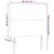 vidaXL vidaXL LED posteljno vzglavje krem 80x5x118/128 cm blago, (20932386)