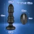 SuperLove Thrusting & Vibrating Butt Plug with Remote Black