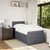 Vidaxl Box spring postelja z vzmetnico temno siva 80x200 cm žamet