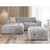 Svetlo siv tabure Melva – Ropez