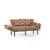 Atelier del Sofa Trosed na razvlačenje Nitta 185x85x70cm Svetlobraon