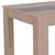 Homestyle4U Jedilna miza, 135x80,5x75 cm, rjava
