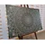 Slika mandala z detajli v zeleni barvi - 150x100