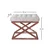 Atelier del Sofa Tabure 50x42x40cm, Bakar-Belo