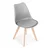 ModernHome Set trpezarijskih stolica Filipo, 4 komada, Sivi
