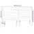 LED uzglavlje crno 180x5x118/128 cm od tkanine