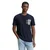 TOM TAILOR DENIM Majica mornarska/pegasto siva