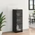 Highboard Crni hrast 35 x 37 x 109 cm Konstruirano drvo