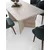 Hanah Home Trpezarijski sto Loft, 180 cm, Krem