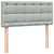Box Spring krevet s madracem svijetlo sivi 80x210 cm baršun